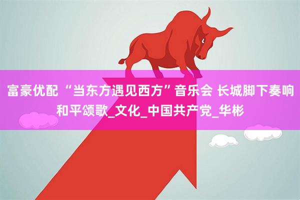 富豪优配 “当东方遇见西方”音乐会 长城脚下奏响和平颂歌_文化_中国共产党_华彬