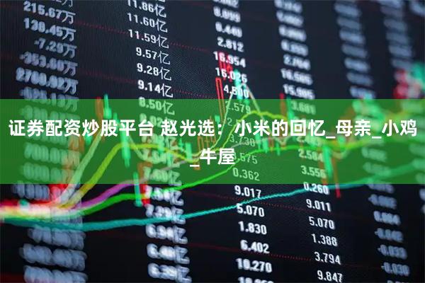 证券配资炒股平台 赵光选：小米的回忆_母亲_小鸡_牛屋